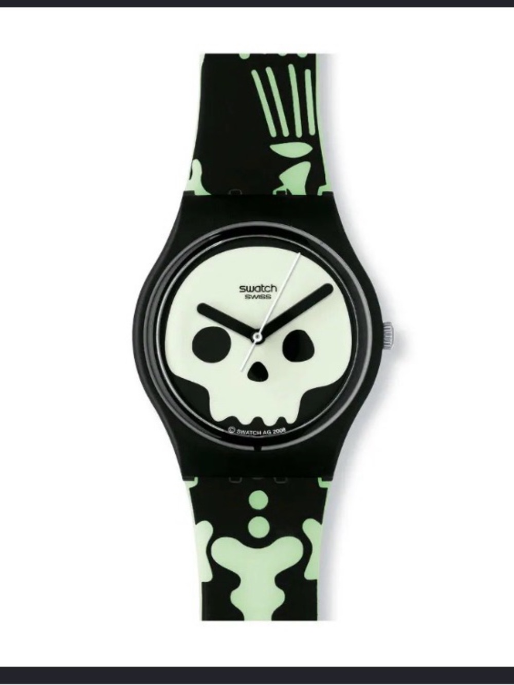 RARE Swatch Watch x Baron Samedi - James Bond 007 - Live & Let Die Villain 2008